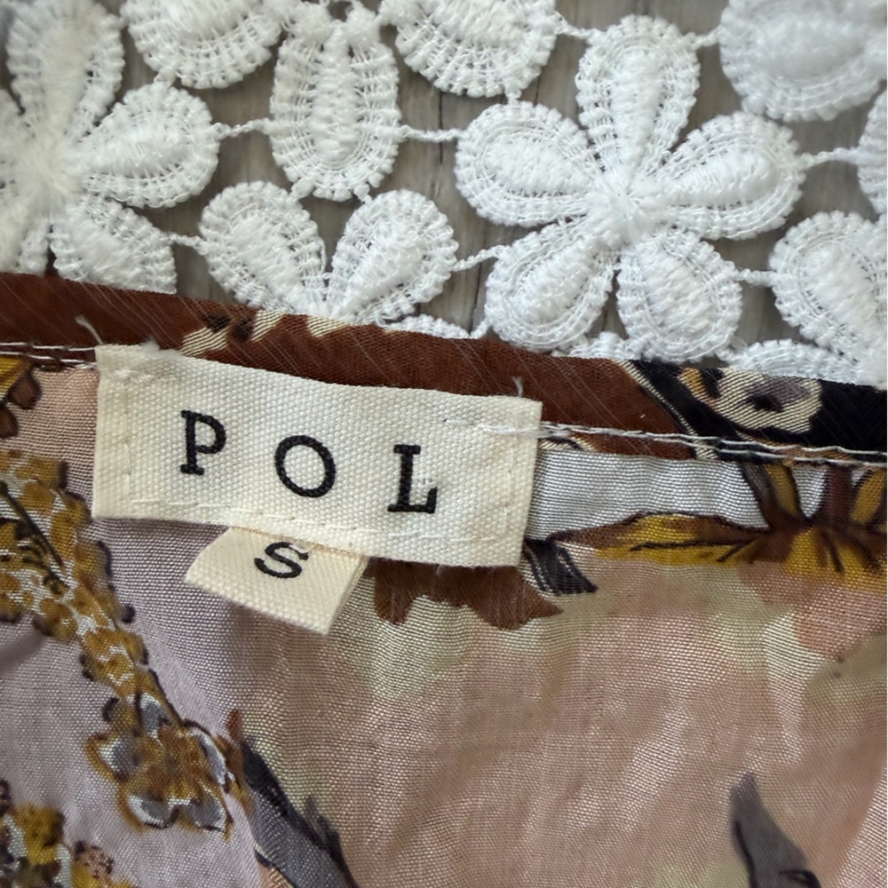 Pol Lace Bohemian Patchwork Button Down Victorian… - image 6